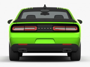 dodge challenger r-t shaker 2015 detailed interior Model 3D
