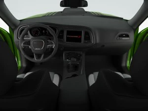 dodge challenger r-t shaker 2015 detailed interior 3D Model