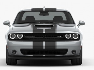 dodge challenger srt 392 2016 detailed interior 3D Модель