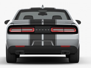 dodge challenger srt 392 2016 detailed interior 3D Модель
