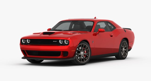 dodge challenger srt hellcat 2016 detailed interior 3D in 3DExport