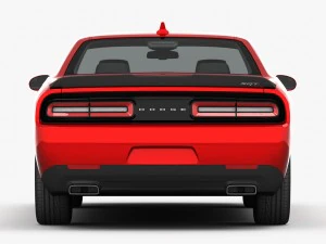 dodge challenger srt hellcat 2016 detailed interior 3D Model