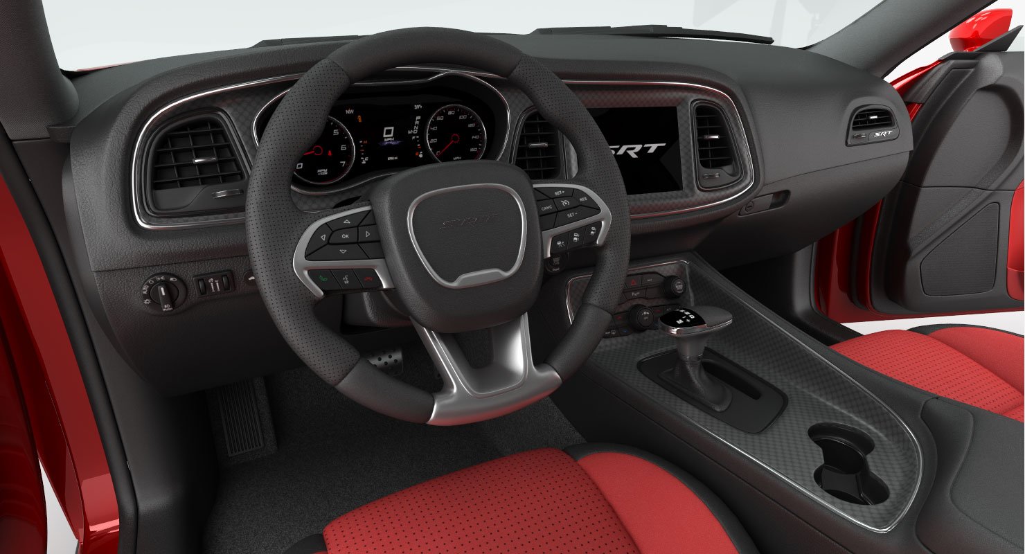 2016 dodge charger hellcat interior clearance