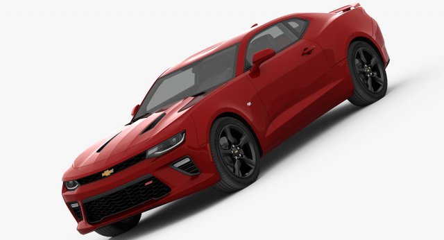 chevrolet camaro ss 2016 detailed interior 3D 모델 .c4d .max .obj .3ds .fbx .stl .blend 