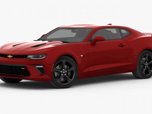 chevrolet camaro ss 2016 detailed interior 3D 모델
