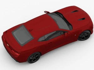 chevrolet camaro ss 2016 detailed interior 3D Model