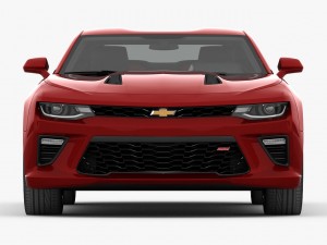 chevrolet camaro ss 2016 detailed interior 3D 모델