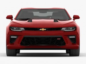 chevrolet camaro ss 2016 detailed interior 3D Model