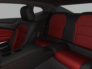 chevrolet camaro ss 2016 detailed interior 3D 모델