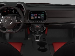 chevrolet camaro ss 2016 detailed interior 3D 모델