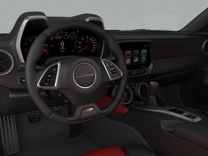 chevrolet camaro ss 2016 detailed interior 3D 모델