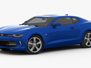 chevrolet camaro rs 2016 detailed interior 3D Модель