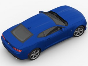 chevrolet camaro rs 2016 detailed interior 3D Модель