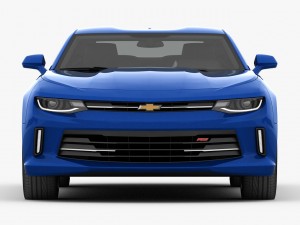 chevrolet camaro rs 2016 detailed interior 3D Модель