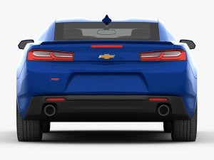 chevrolet camaro rs 2016 detailed interior 3D Модель