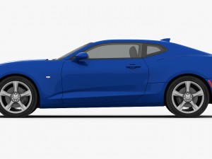chevrolet camaro rs 2016 detailed interior 3D Модель