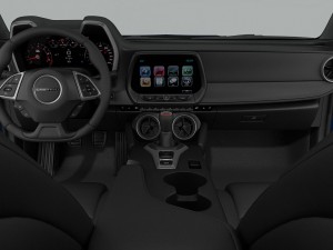 chevrolet camaro rs 2016 detailed interior 3D Модель