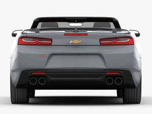 chevrolet camaro ss convertible 2016 detailed interior 3D Model