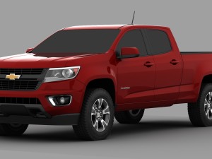chevrolet colorado crew cab long box 3D Model