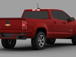 chevrolet colorado crew cab long box 3D Model