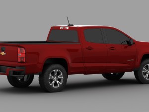 chevrolet colorado crew cab long box 3D Model