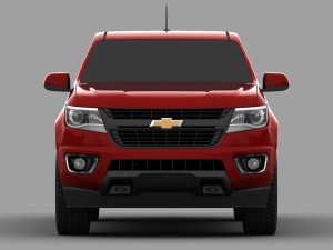 chevrolet colorado crew cab long box 3D Model