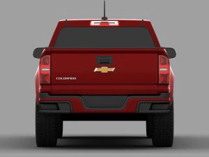 chevrolet colorado crew cab long box 3D Model