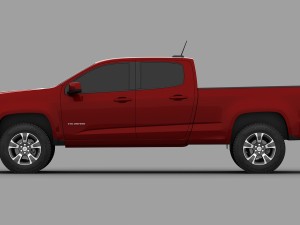 chevrolet colorado crew cab long box 3D Model