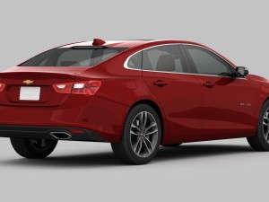 chevrolet malibu 2016 detailed interior 3D 모델