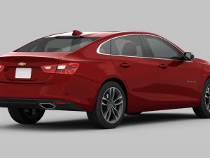 chevrolet malibu 2016 interior detalhado Modelo 3D