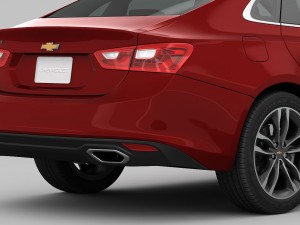 chevrolet malibu 2016 detailed interior 3D 모델