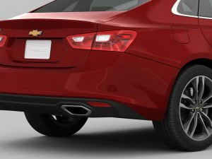 chevrolet malibu 2016 interior detalhado Modelo 3D