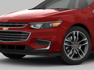 chevrolet malibu 2016 detailed interior 3D 모델