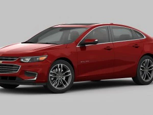 chevrolet malibu 2016 interior detalhado Modelo 3D