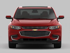 chevrolet malibu 2016 interior detalhado Modelo 3D