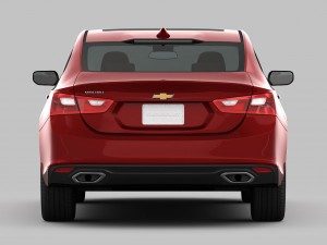 chevrolet malibu 2016 detailed interior 3D 모델
