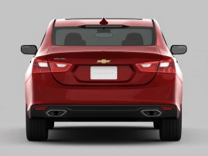 chevrolet malibu 2016 interior detalhado Modelo 3D