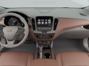 chevrolet malibu 2016 detailed interior 3D 모델