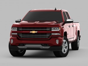 chevrolet silverado 1500 2016 Modèle 3D