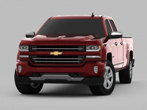 chevrolet silverado 1500 2016 3D Model
