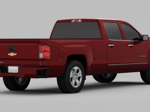chevrolet silverado 1500 2016 Modèle 3D