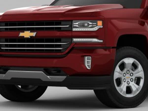 chevrolet silverado 1500 2016 3D Model
