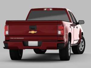 chevrolet silverado 1500 2016 Modèle 3D