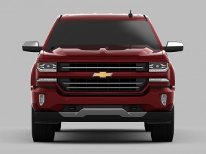chevrolet silverado 1500 2016 Modèle 3D