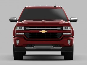 chevrolet silverado 1500 2016 3D Model