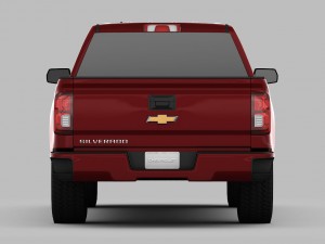 chevrolet silverado 1500 2016 Modèle 3D
