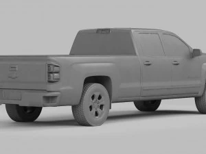 chevrolet silverado 1500 2016 3D Model