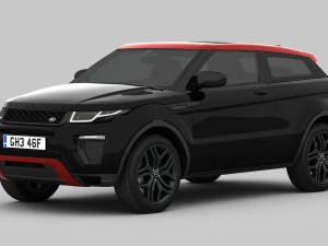 range rover evoque ember edition 2017 3D Model