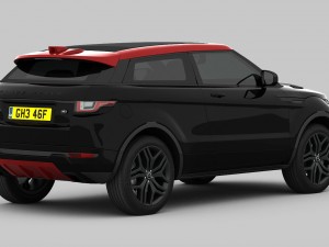 range rover evoque ember edition 2017 3D 模型