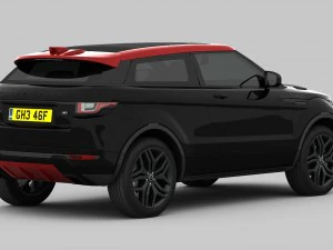 range rover evoque ember edition 2017 3D Model